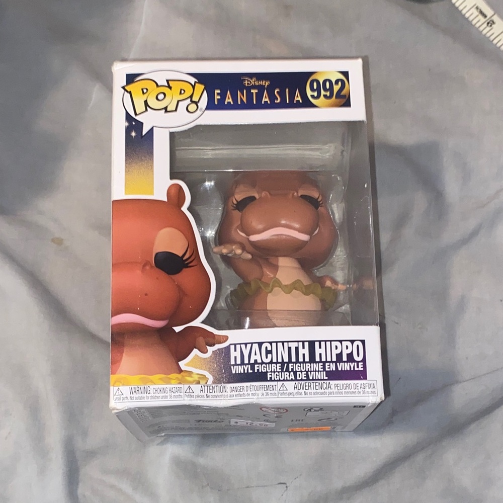 Funko Pop! Disney Fantasia Hyacinth Hippo Vinyl Figure - Brown and Cream